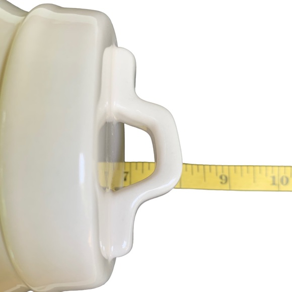 Rae Dunn FETCH Canister Dog Treat Jar White Black Letters Dimples NWT 2017 OG - Picture 13 of 16